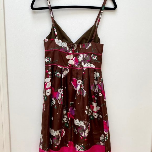 Guess Silk Floral Garden Dress - Size Small - Picture 2 of 6